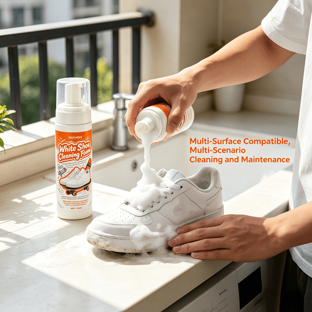 Sneaker Care White - Przenośna pianka do czyszczenia białych butów