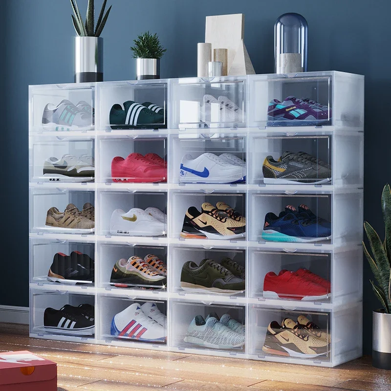 Shoe Box Display - Przenośne akrylowe plastikowe pudełko do przechowywania