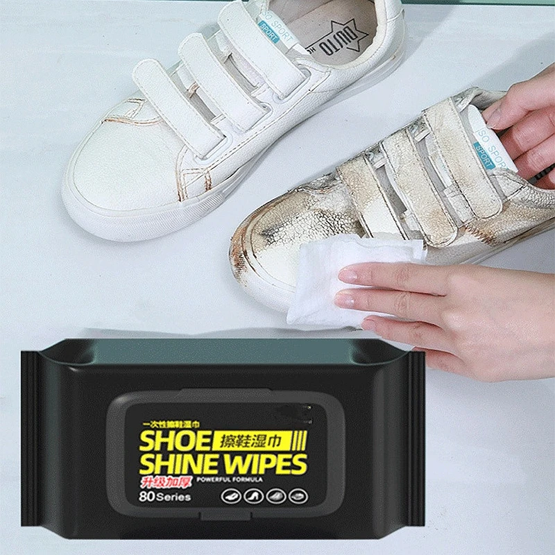 Sneaker Care White - Przenośne chusteczki do czyszczenia butów na
