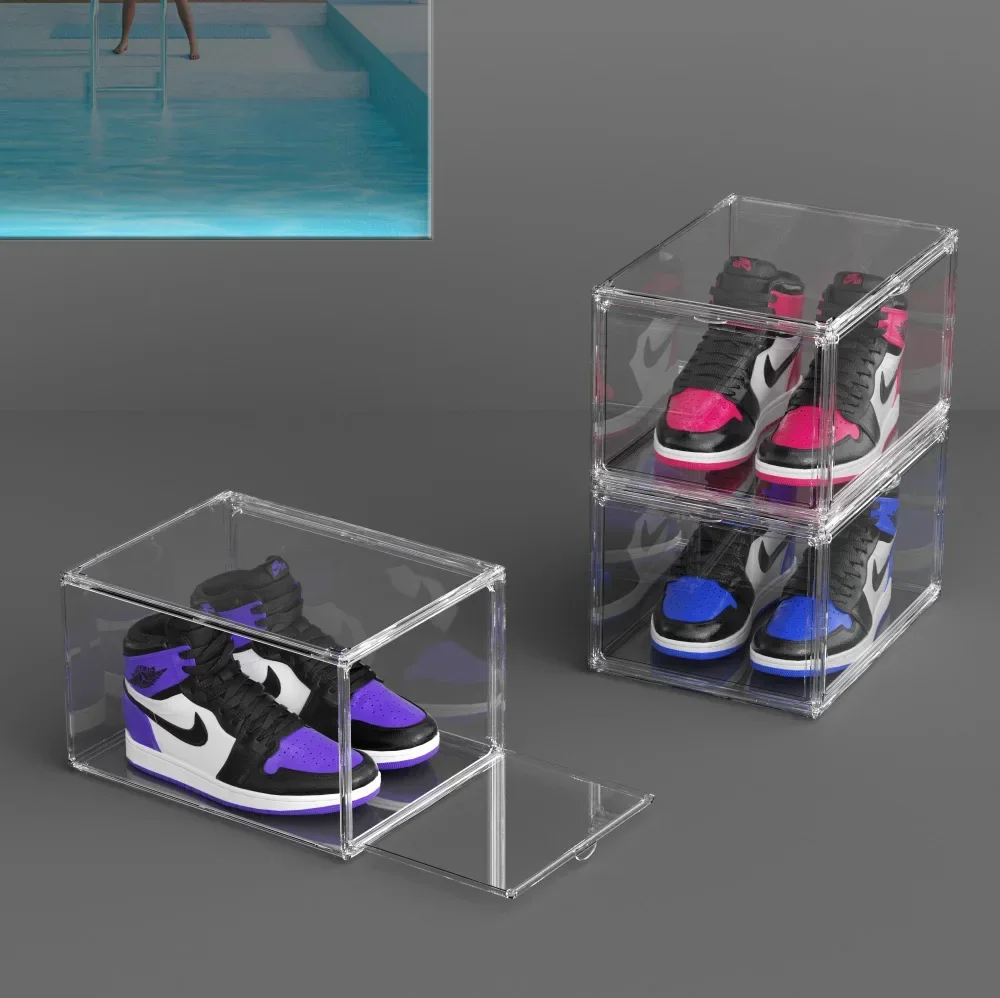 Zmontowany dwudrzwiowy pojemni – Shoe Box Display recenzja i cena