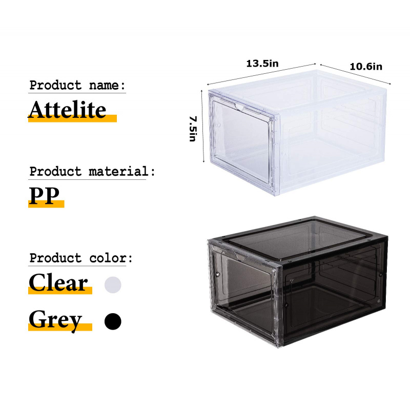 Organizer na buty, wytrzymałe  – Shoe Box Display recenzja i cena